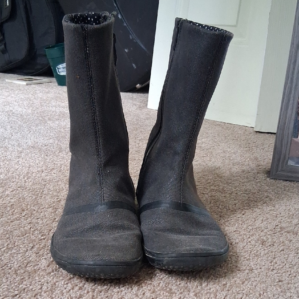 Vivo Barefoot Canvas Midcalf Boots